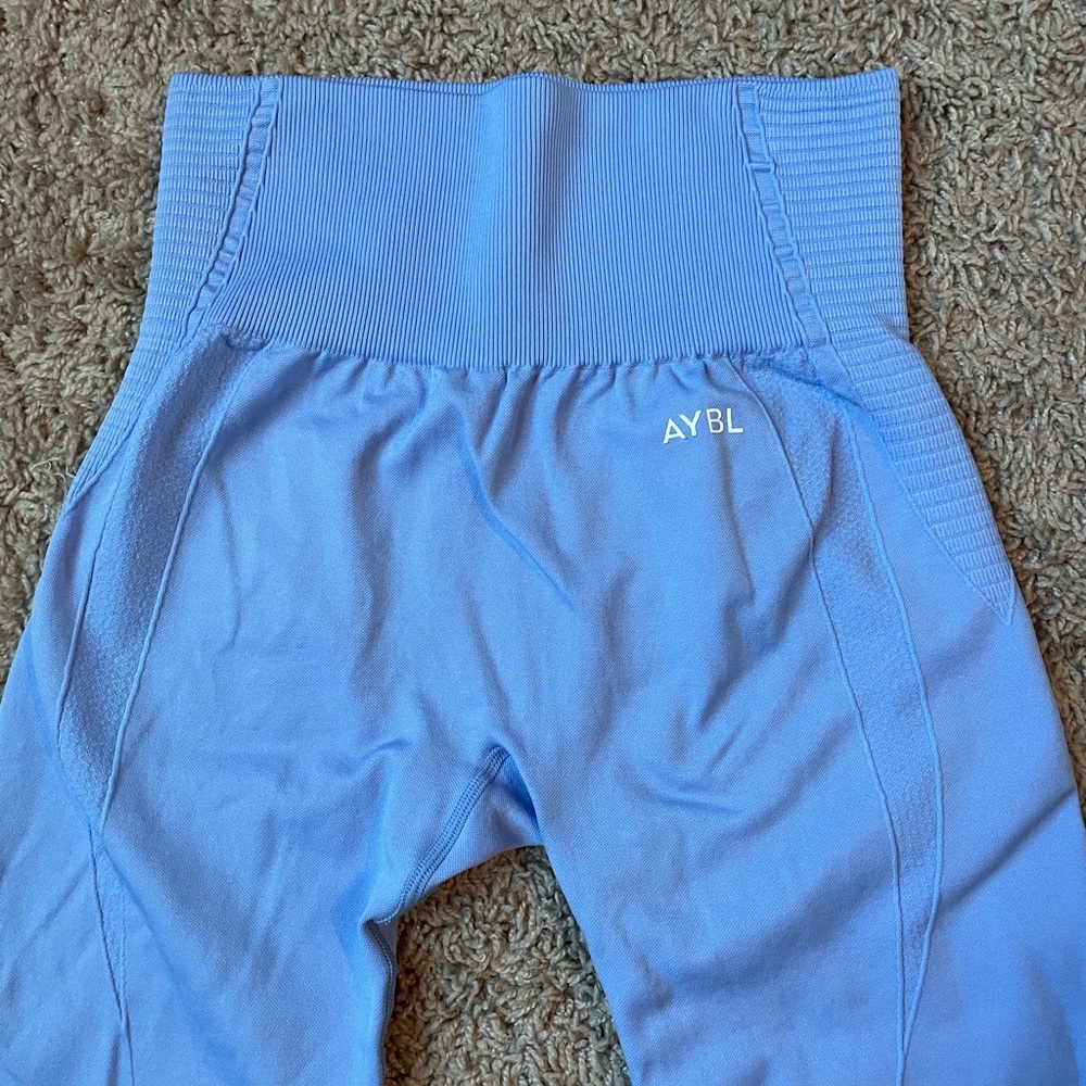 AYBL leggings, size small, color chambray blue. V2 seamless leggings